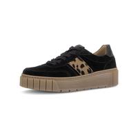 Sneaker GABOR "Sneaker low", Damen, Gr. 42,5, schwarz, Schuhe Sneaker (64444737-42,5) schwarz