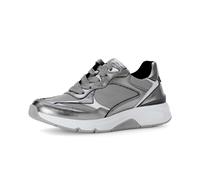 Sneaker GABOR "Sneaker low", Damen, Gr. 42, silber, Schuhe Sneaker (63712043-42) silber