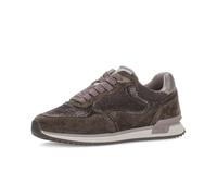 Sneaker GABOR "Sneaker low", Damen, Gr. 43, braun (dunkelbraun), Schuhe Sneaker (44582638-43) dunkelbraun
