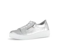 Sneaker GABOR "Sneaker low", Damen, Gr. 43, silber, Schuhe Sneaker (56179712-43) silber