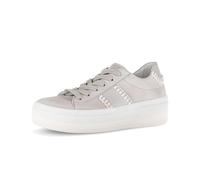 Sneaker GABOR "Sneaker low Glattleder", Damen, Gr. 37, beige, Schuhe Sneaker (76417026-37) beige