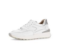 Sneaker GABOR "Sneaker low Glattleder", Damen, Gr. 37, weiß, Schuhe Sneaker (38643363-37) weiß
