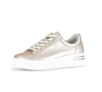 Gabor Damen Low-Top Sneaker, Frauen Sandalen,Passform,wechsel-Fussbett,Optifit,breit,Hovercraft,atmungs-aktiv,sacchetto,rot,Puder,41 EU / 7.5 UK