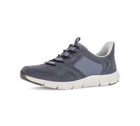 Slip-On Sneaker PIUS GABOR, Herren, Gr. 10 (44,5), dunkelblau, Mesh, Nubukleder, Veloursleder, Schuhe, Halbschuh, Slipper mit seitlichem Logoschriftzug, G-Weite (81940714-10) dunkelblau