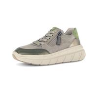 Sneaker GABOR "Sneaker low Materialmix Leder", Damen, Gr. 38,5, multicolour, Schuhe Sneaker (55975539-38,5) multicolour