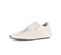 Sneaker GABOR "Sneaker low Materialmix Leder", Damen, Gr. 41, beige, Schuhe Sneaker (77095158-41) beige