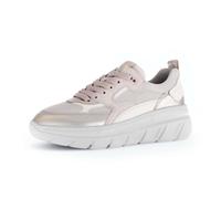 Sneaker GABOR "Sneaker low Materialmix Leder/Lederimitat", Damen, Gr. 38,5, rosa, Schuhe Sneaker (17372615-38,5) rosa
