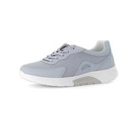 Sneaker GABOR "Sneaker low Materialmix Lederimitat", Damen, Gr. 37, blau, Schuhe Sneaker (30330468-37) blau