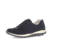 Sneaker GABOR "Sneaker low Rauleder", Damen, Gr. 35,5, blau, Schuhe Sneaker (51282125-35,5) blau