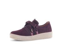 Sneaker GABOR "Sneaker low Rauleder", Damen, Gr. 35, rot, Schuhe Sneaker (60133424-35) rot