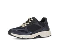 Sneaker GABOR "Sneaker low Rauleder", Damen, Gr. 41, blau, Schuhe Sneaker (44462407-41) blau
