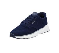 Sneaker GANT "Beeker", Herren, Gr. 45, marine, Leder, Mesh, Schuhe Sneaker, Runner Sneaker, Casual Schnürer, Halbschuh mit Textilfutter (68296061-45) marine
