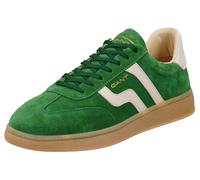 Sneaker GANT "Cuzmo", Herren, Gr. 42, dunkelgrün, Leder, Veloursleder, Schuhe Sneaker, Retro Sneaker, Schnürschuh mit Lederinnenausstattung (78584040-42) dunkelgrün