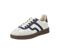Sneaker GANT "Gant Sneaker Glattleder", Damen, Gr. 41, weiß, blau, Glattleder, Schuhe Sneaker (83908060-41) weiß, blau