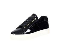 Sneaker GANT "Gant Sneaker Leder", Damen, Gr. 40, schwarz (schwarz lack), Leder, Schuhe (60957919-40) schwarz lack