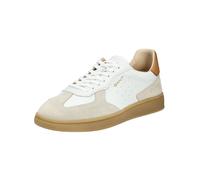 Sneaker GANT "Gant Sneaker Leder", Herren, Gr. 43, beige (weiß), Leder, Schuhe Sneaker (40801747-43) weiß