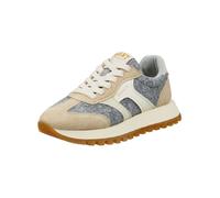 Sneaker GANT "Gant Sneaker Lederimitat/Textil", Damen, Gr. 40, beige (beige, grau), Lederimitat, Textil, casual, Schuhe (52544009-40) beige, grau