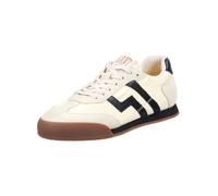 Sneaker GANT "Gant Sneaker Lederimitat/Textil", Damen, Gr. 41, beige (beige, schwarz), Lederimitat, Textil, casual, Schuhe (57689040-41) beige, schwarz