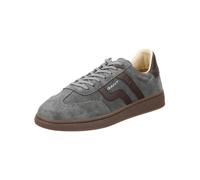 Sneaker GANT "Cuzmo", Herren, Gr. 41, grau, Leder, Veloursleder, Schuhe Sneaker, Schnürschuh, Halbschuh, Retro-Sneaker in sportiver Optik (38395463-41) grau