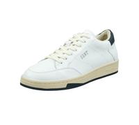 Sneaker GANT "Prepus", Herren, Gr. 44, blau (weiß, marine), Leder, kontrastfarbene Details, Schuhe Sneaker, Court Sneaker, Skater Schuh mit Lederdecksohle (97589926-44)