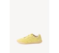 Tamaris Low Sneaker - Gr. 37 - Gelb - Rauleder
