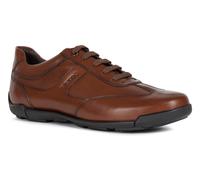 Sneaker GEOX "Edgeware", Herren, Gr. 44, braun (cognac), Kalbsleder, unifarben, Schuhe Sneaker, Schnrüschuh, Business Schuh mit Lederfutter (50972526-44) cognac