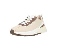 Sneaker GEOX "Geox Sneaker Leder", Damen, Gr. 40, beige, Leder, Schuhe Sneaker (63571365-40) beige
