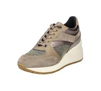 Geox Damen D ZOSMA A Sneaker, Taupe, 40 EU