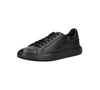 Sneaker GEOX "Geox Sneaker Leder", Herren, Gr. 41, schwarz, Leder, Schuhe Sneaker (20935104-41) schwarz