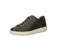 Sneaker GEOX "Geox Sneaker Leder", Herren, Gr. 44, military, Leder, Schuhe (45587926-44) military