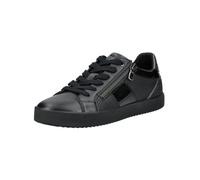 Sneaker GEOX "Geox Sneaker Leder/Synthetik", Damen, Gr. 37, schwarz, Leder, Synthetik, Schuhe Sneaker (31577754-37) schwarz