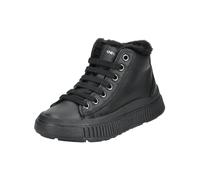 Sneaker GEOX "Geox Sneaker Leder/Synthetik", Mädchen, Gr. 32, schwarz, Leder, Synthetik, Schuhe Sneaker (71605637-32) schwarz