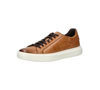 Sneaker GEOX "Geox Sneaker Leder/Textil", Damen, Gr. 43, braun (hellbraun), Leder, Textil, Schuhe Sneaker (88980639-43) hellbraun