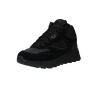 Sneaker GEOX "Geox Sneaker Leder/Textil", Herren, Gr. 43, schwarz, Leder, Textil, Schuhe Sneaker (22685635-43) schwarz