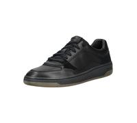 Sneaker GEOX "Geox Sneaker Leder/Textil", Herren, Gr. 43, schwarz, Leder, Textil, Schuhe Sneaker (31301212-43) schwarz
