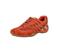 Sneaker GEOX "Geox Sneaker Leder/Textil", Herren, Gr. 46, orange, Leder, Textil, Schuhe Sneaker (29200428-46) orange