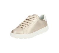 Sneaker GEOX "Geox Sneaker Lederimitat", Damen, Gr. 37, gold, Lederimitat, Schuhe Sneaker (72385066-37) gold