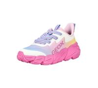 Sneaker GEOX "Geox Sneaker Lederimitat/Textil", Damen, Gr. 31, fuchsia, Schuhe Sneaker (24197350-31) fuchsia