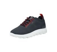 Sneaker GEOX "Geox Sneaker Lederimitat/Textil", Herren, Gr. 44, grau (navy), Lederimitat, Textil, Schuhe Sneaker (76473964-44) navy
