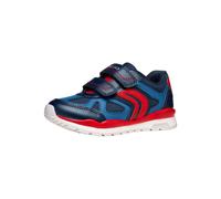Geox J Pavel D Sneaker, Navy/Red, 28 EU