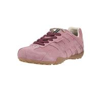 Sneaker GEOX "Geox Sneaker Veloursleder", Damen, Gr. 40, rosa, Veloursleder, Schuhe Sneaker (20033742-40) rosa