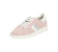 Sneaker GEOX "Geox Sneaker Veloursleder/Synthetik", Damen, Gr. 38, weiß (rosa, weiß), Synthetik, Veloursleder, Schuhe Sneaker (38899224-38) rosa, weiß