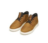 Sneaker GEOX "U FLEXTRIDE PLUS", Herren, Gr. 40, braun (cognacfarben), Leder, Textil, Schuhe Sneaker, Schlupfboots, Herbstboots mit dezenten Ziernähten (52051448-40) cognacfarben