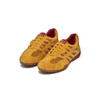 Sneaker GEOX "U SNAKE ORIGINAL", Herren, Gr. 44, ocker, Lederimitat, Textil, Veloursleder, Schuhe Sneaker, Halbschuh, Freizeitschuh, Schnürer im Retro-Look (49984052-44) ocker