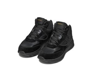 Sneaker GEOX "U SPHERICA ACTIF X1", Herren, Gr. 42, schwarz, Leder, Synthetik, Textil, Schuhe Sneaker, Schnürboots, Keilboots mit TEX-Ausstattung, im Materialmix (85141441-42) schwarz