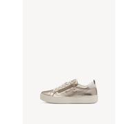 Tamaris Sneaker Leder/Synthetik Gold Größe 38 Hellgold