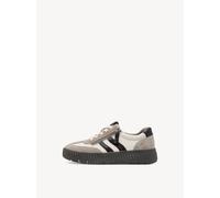 Tamaris Comfort Damen Sneaker flach mit Reißverschluss Freizeit, Grau (Lt Grey), 36 EU
