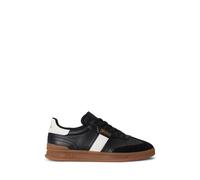 Polo Ralph Lauren Sneaker aus Leder mit Schnürung Modell 'HERITAGE AERA' in Black, Größe 41