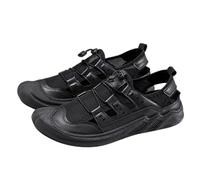 Sneaker Herren Freizeitschuh Schuhe Berufsschuhe Sportschuhe Outdoor Baotou Sport Wanderschuhe Atmungsaktiv Casual Watschuhe Strand Freizeitschuhe (Black, 40) Fitnessstudio Atmungsaktive Running
