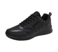 Sneaker Herren Schuhe Anzugschuhe Business Und Wintermode Für Mit Schnürung, Bequeme Freizeitschuhe Mesh (Black, 40) Sportschuhe Sports & Outdoor Shoes Sport for Men Hallenschuhe Gym Trainers